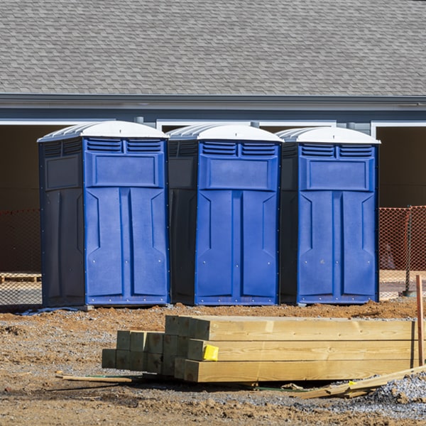 are there any restrictions on where i can place the portable restrooms during my rental period in Brinson GA